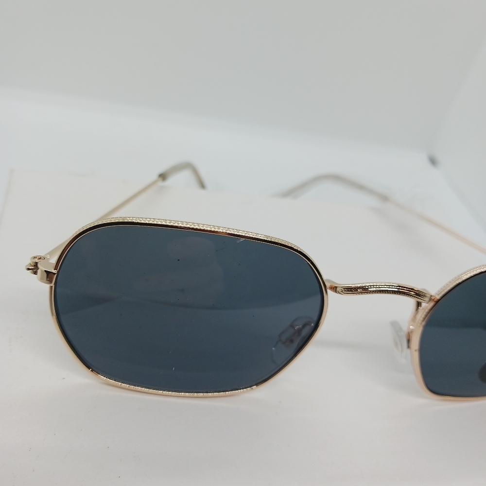 NWT AJ Morgan Intern rectangle sunglasses with mirrored lens 86023 - Picture 3 of 7